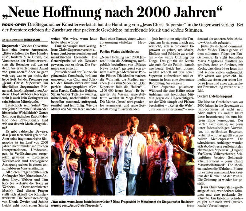Premierenbericht