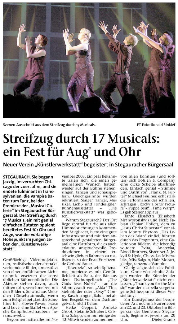 Premierenbericht