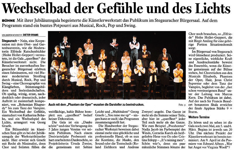 Premierenbericht